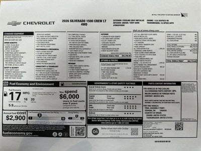 2026 Chevrolet Silverado 1500 LT