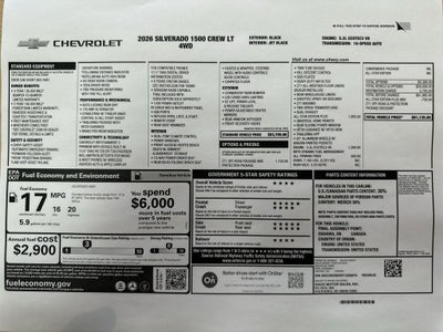 2026 Chevrolet Silverado 1500 LT