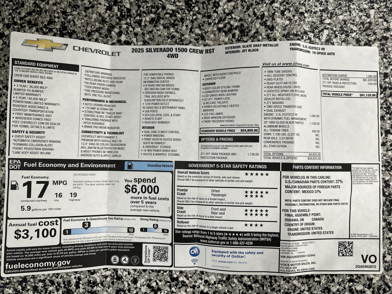 2025 Chevrolet Silverado 1500 RST