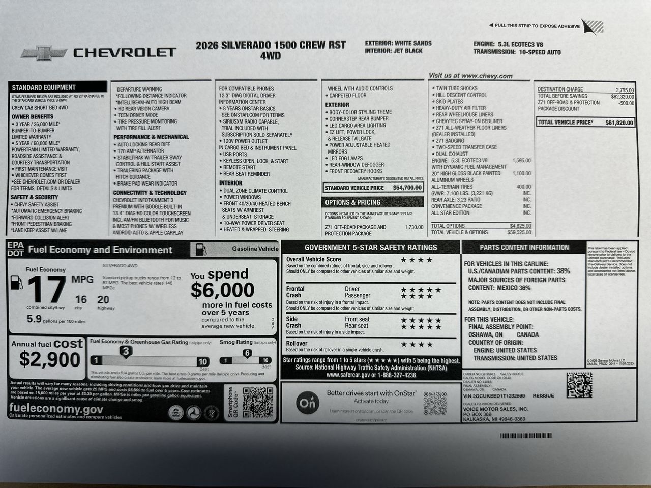 2026 Chevrolet Silverado 1500 RST