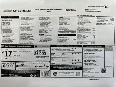 2026 Chevrolet Silverado 1500 RST