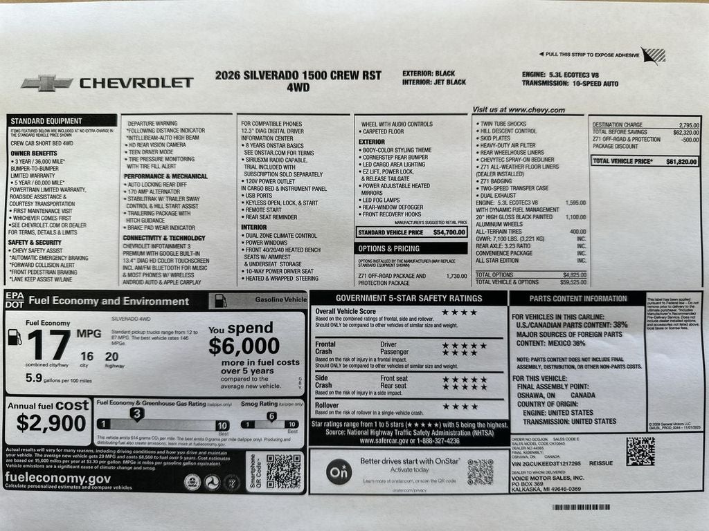 2026 Chevrolet Silverado 1500 RST