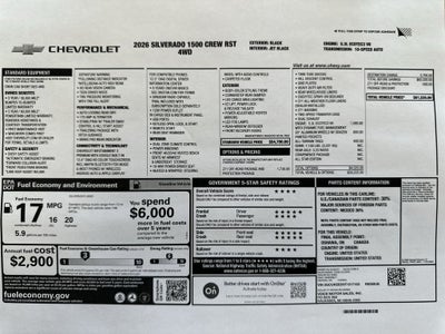 2026 Chevrolet Silverado 1500 RST