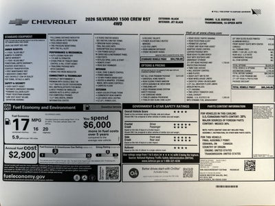2026 Chevrolet Silverado 1500 RST