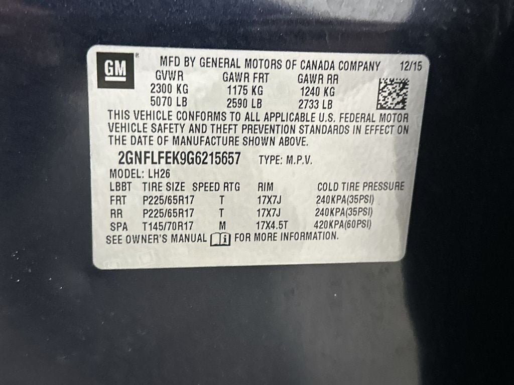 2016 Chevrolet Equinox LT
