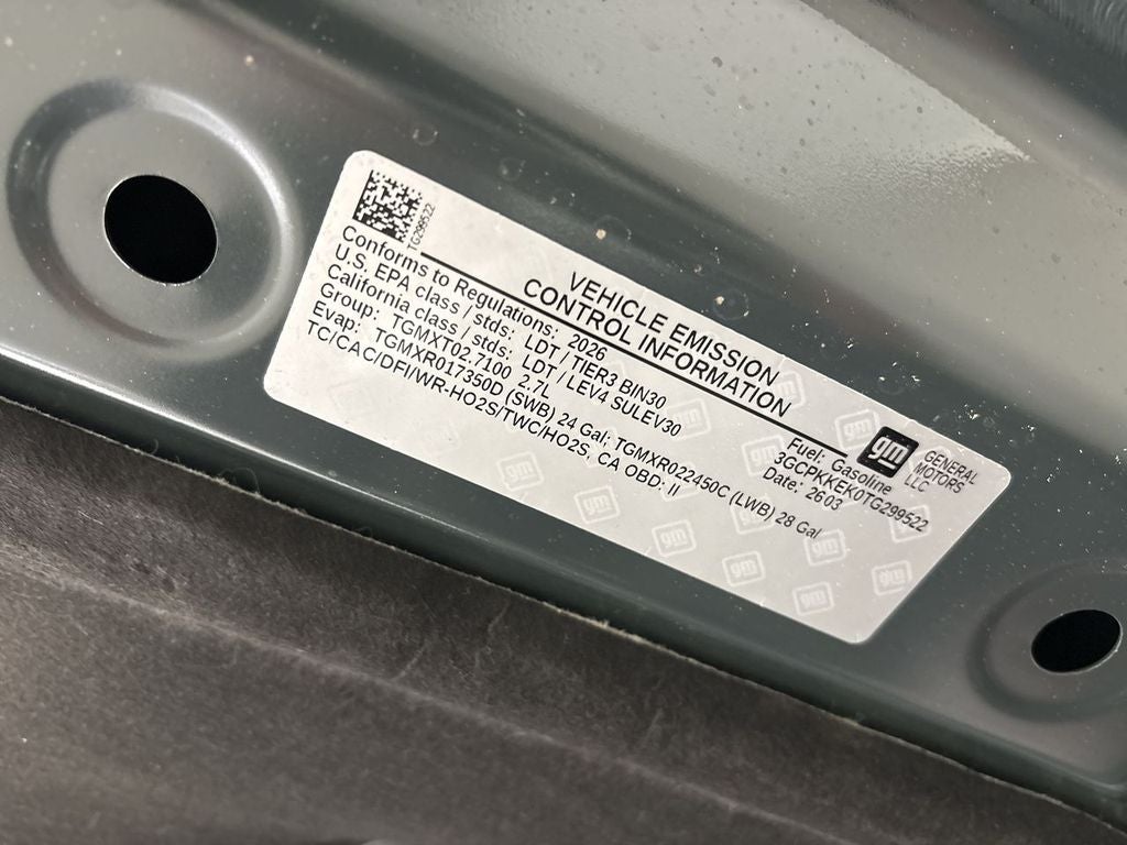2026 Chevrolet Silverado 1500 LT (2FL)