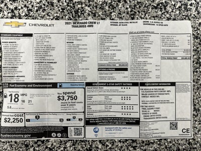 2021 Chevrolet Silverado 1500 LT Trail Boss