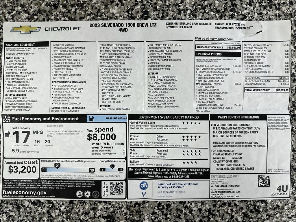 2023 Chevrolet Silverado 1500 LTZ