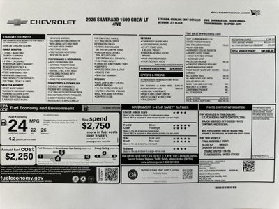 2026 Chevrolet Silverado 1500 LT