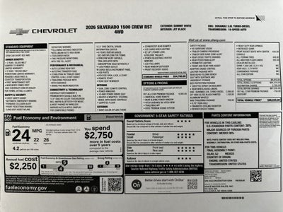 2026 Chevrolet Silverado 1500 RST