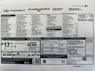 2026 Chevrolet Silverado 1500 RST