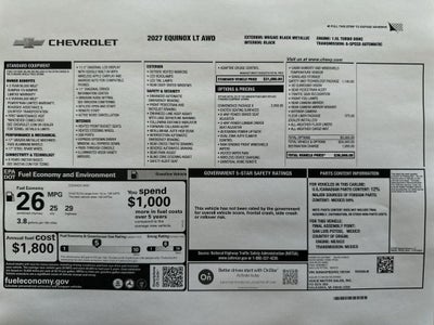 2027 Chevrolet Equinox LT