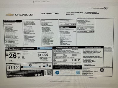 2026 Chevrolet Equinox LT