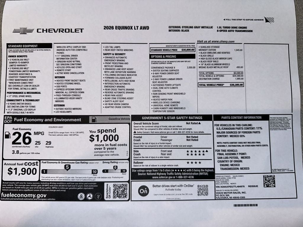 2026 Chevrolet Equinox LT