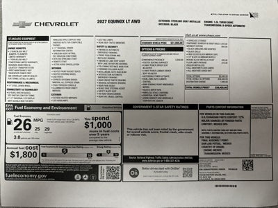 2027 Chevrolet Equinox LT
