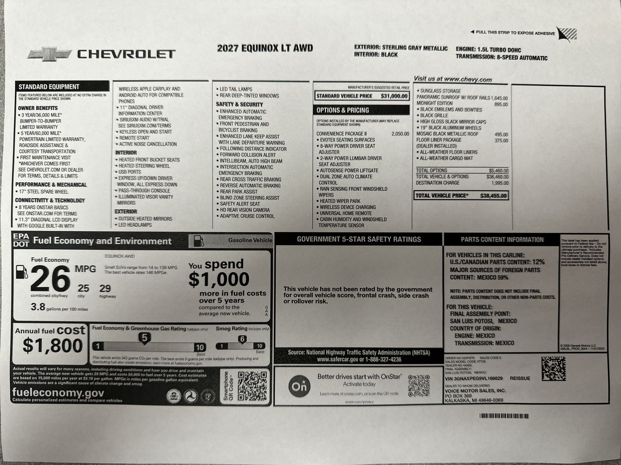 2027 Chevrolet Equinox LT