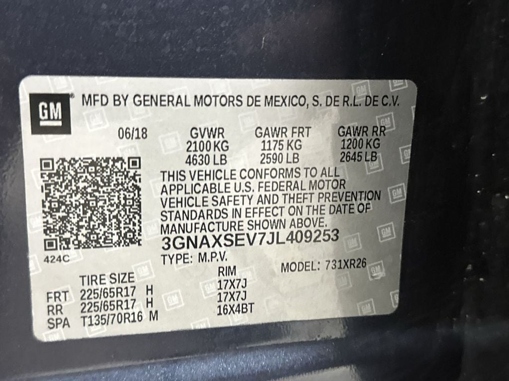 2018 Chevrolet Equinox LT