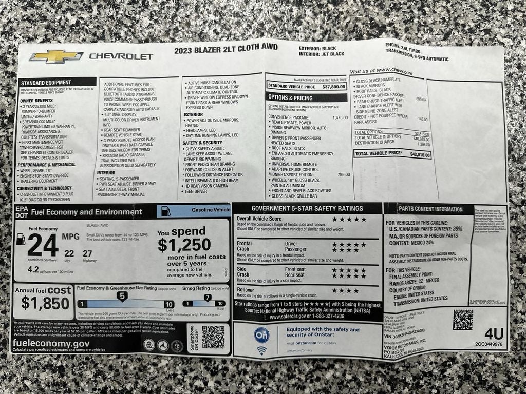 2023 Chevrolet Blazer 2LT