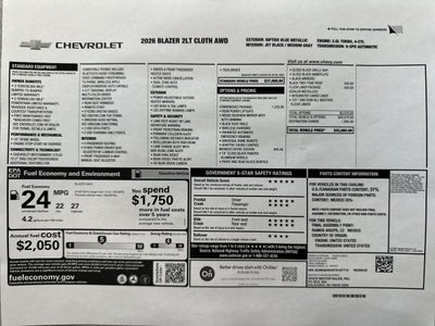 2026 Chevrolet Blazer 2LT
