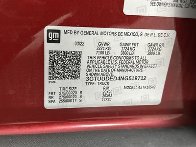 2022 GMC Sierra 1500 SLT