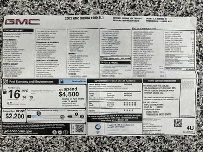 2022 GMC Sierra 1500 SLT