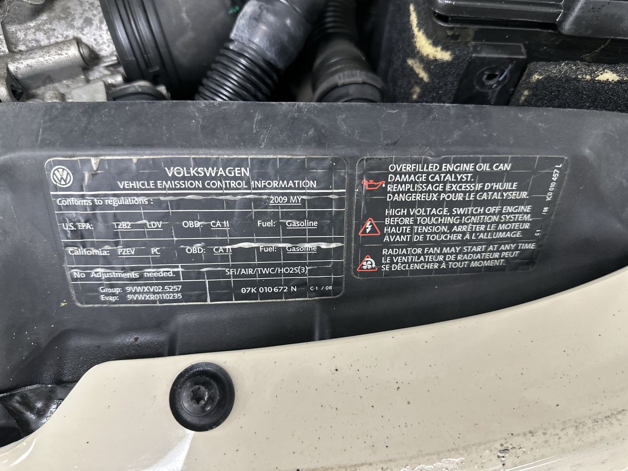 2009 Volkswagen New Beetle Coupe S