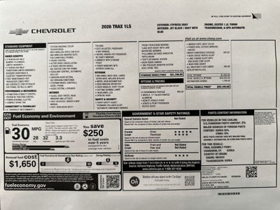 2026 Chevrolet Trax LS