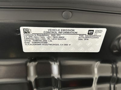 2026 Chevrolet Trax 1RS