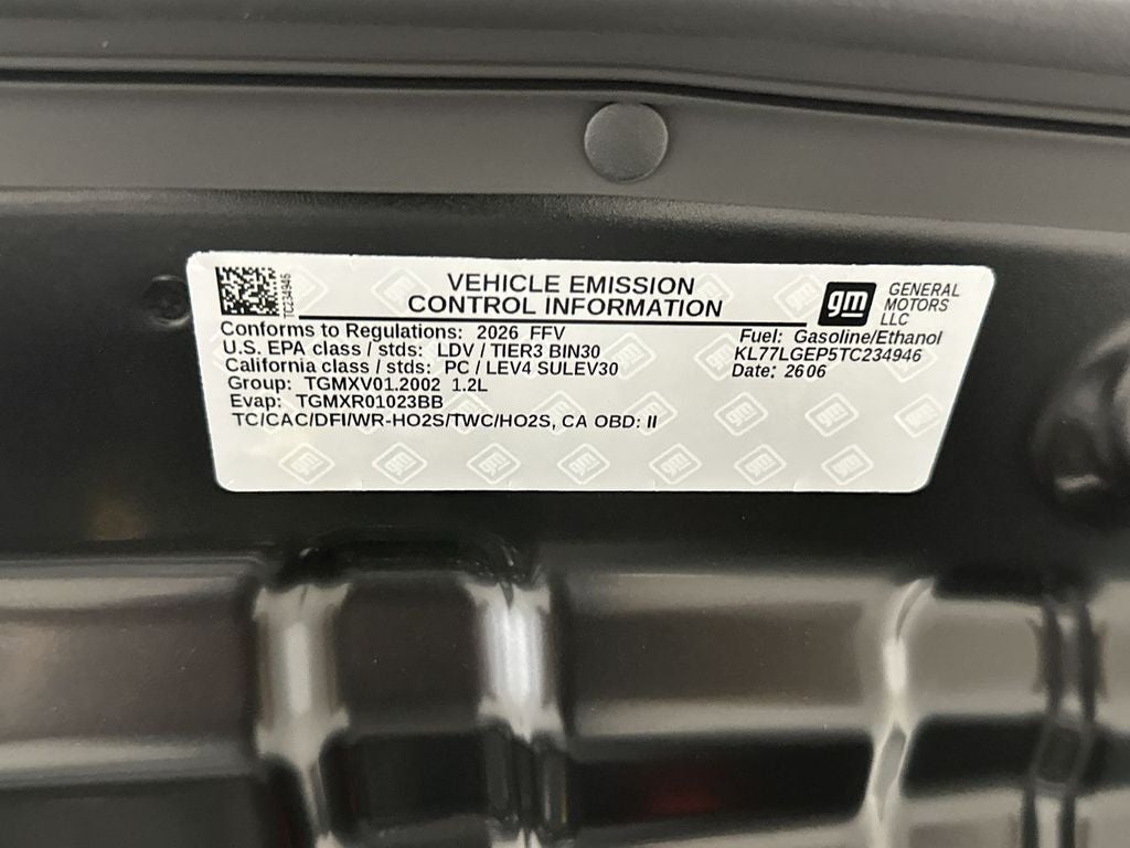 2026 Chevrolet Trax 1RS