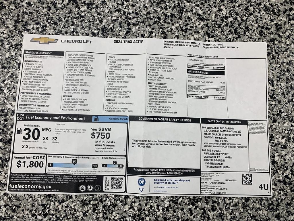 2024 Chevrolet Trax ACTIV