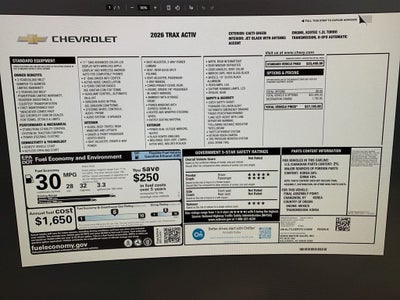 2026 Chevrolet Trax ACTIV