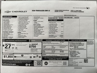 2026 Chevrolet Trailblazer LS