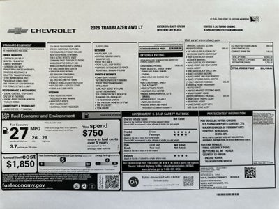 2026 Chevrolet Trailblazer LT