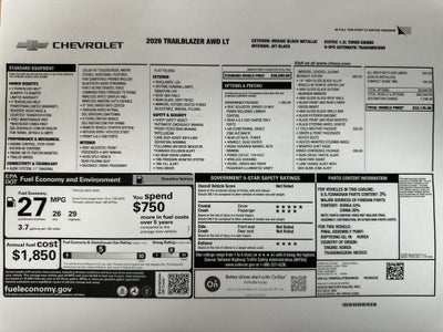 2026 Chevrolet Trailblazer LT