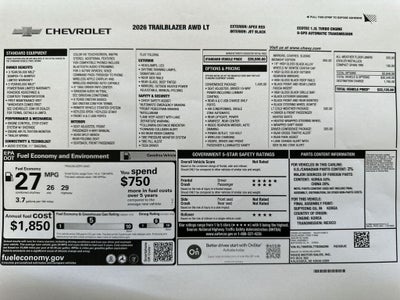 2026 Chevrolet Trailblazer LT