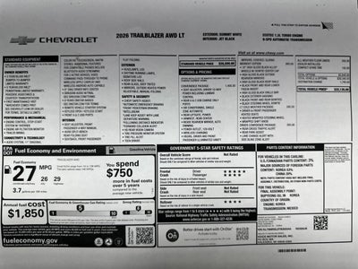 2026 Chevrolet Trailblazer LT