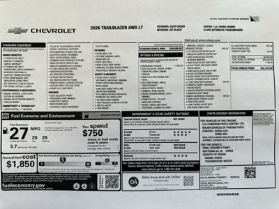 2026 Chevrolet Trailblazer LT