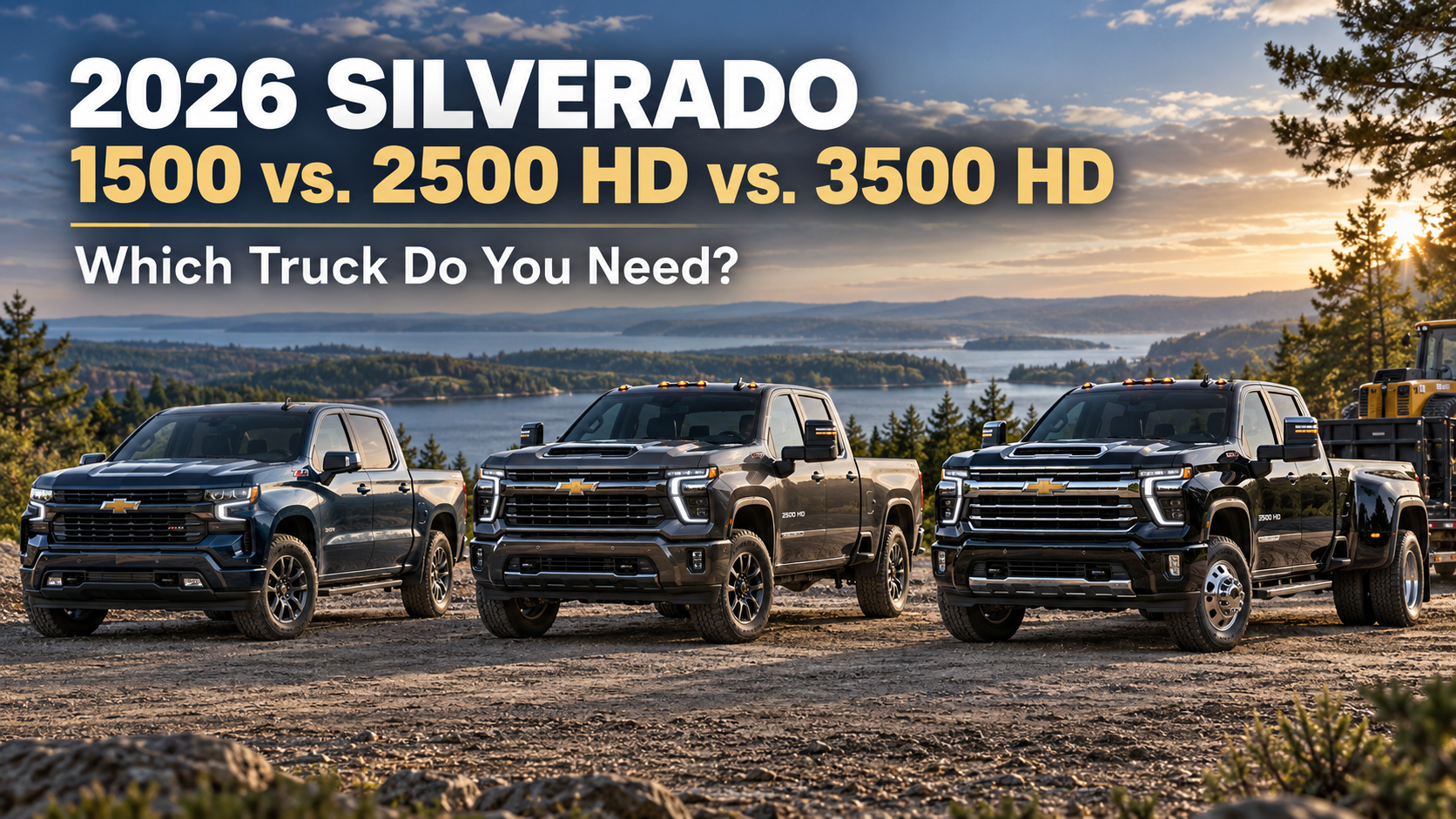 Chevy Silverado 1500 vs. 2500 HD vs. 3500 HD