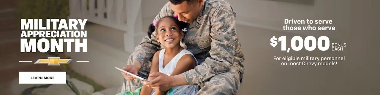 Military Appreciation Month at Voice Motor Sales Chevrolet in KALKASKA MI
